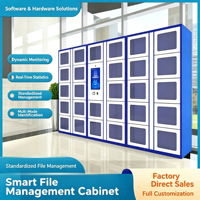 Armoire à documents électronique, armoire intelligente pour dossiers avec reconnaissance faciale et empreintes digitales, système de gestion des matériels pour les entreprises et les institutions