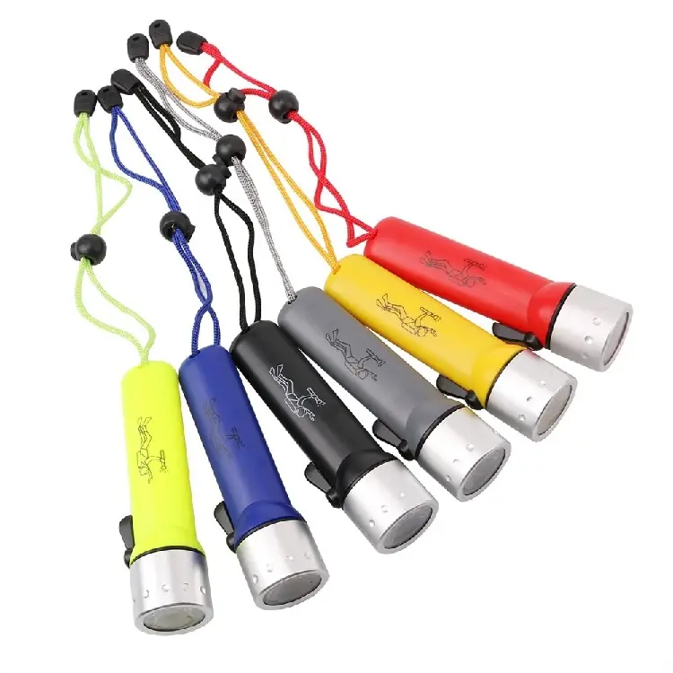 Wholesale Diving Abs Plastic 3w Waterproof Dry Battery Cheap Led Dive Light