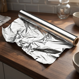 Rouleaux de papier aluminium de qualité supérieure, résistants, pour usage alimentaire, emballage domestique, commercial, cuisine, restauration, pâtisserie, emballage pour bonbons - Product Image 1