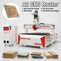 Fresadora CNC de 3 Ejes Semiautomática con Cambio de Herramienta con una Sola Tecla, Máquina de Grabado y Corte 3D de Alta Eficiencia, Motor de Rodamiento Único de 9KW