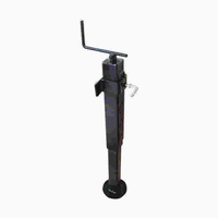 Cric de remorque robuste à levage latéral, capacité de charge 800 kg, pour montage direct par soudure, en acier au carbone
