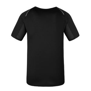 Vente en gros de t-shirts à séchage rapide en polyester 100% avec logo personnalisé à manches courtes t-shirt de course à pied pour hommes - Product Image 2