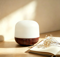Diffuseur d'aromathérapie à ultrasons effet bois, brume froide, purificateur d'air, diffuseur de parfum, diffuseur d'huiles essentielles pour la maison