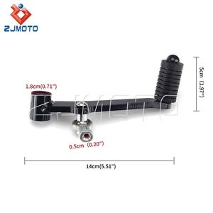 Palanca de Cambios de Marchas para Motocicleta, de Acero, con Punta Negra, para HONDA CBR <span class=keywords><strong>650F</strong></span> <span class=keywords><strong>CB</strong></span> <span class=keywords><strong>650F</strong></span> 2014-2018 CB650R CBR650R 2019-2021 - Product Image 6