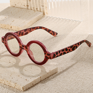 HS2182 1pc Lunettes de lecture unisexes de style Oprah à monture ronde en PC, de bonne qualité, <span class=keywords><strong>pour</strong></span> <span class=keywords><strong>presbytie</strong></span>, mode homme femme - Product Image 2