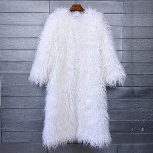 Nouvelle Collection Hiver – Manteau Long en Fausse Fourrure pour Femme – Style Polyvalent Haut de Gamme – <span class=keywords><strong>Trench</strong></span> Uni avec Fermeture Éclair – Idéal Maternité - Product Image 6