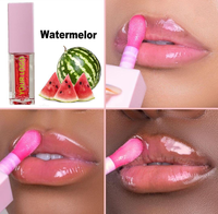 Groothandel OEM/ODM Vegan Natuurlijke Biologische Hydraterende Herstellende Lip Exfoliërende Vloeibare Lippenbalsem Meerdere Kleuren Reisset Fruit Smaak Lip Olie