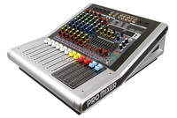 Console de mixage audio numérique professionnelle à 12 canaux pour scène, bar, pub, DJ, avec écran