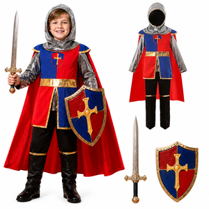 Disponible en Varios Estilos, Disfraz de Guerrero Romano para Niños, Conjunto de Disfraz de <span class=keywords><strong>Gladiador</strong></span> Medieval para Niños, Disfraz de Caballero para Halloween, Cosplay, LARP, TV y Cine - Product Image 5