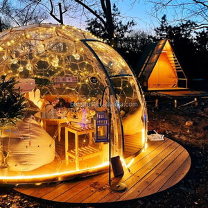 Dôme igloo transparent en polycarbonate, abri géodésique quatre saisons pour glamping, <span class=keywords><strong>camping</strong></span>, jardin, désert, surface <span class=keywords><strong>de</strong></span> 12,6 m² - Product Image 5