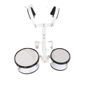 Juego de batería blanca multitono profesional, tonos coloridos, Marching Bugle Audio, bolsa de colofonia, accesorios, tambor de efecto <span class=keywords><strong>Guitalele</strong></span> - Product Image 1