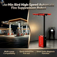 Robot Pemadam Kebakaran Pemantauan Otomatis Penuh Waktu Nyata Tahan Debu Tahan Air untuk Stasiun Bensin/Gas/LPG dan Pengisian Daya Kendaraan Listrik