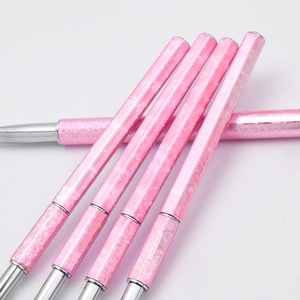Ensemble de pinceaux à ongles en poils de Kolinsky avec manche en métal, pinceau pour liner, gel, poudre acrylique, pour la création d'art d'ongles professionnel - Product Image 4