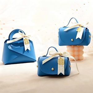 Customizable Modular Chic Luxury Mini Tote Bags with Cotton Lining Interchangeable Bow Decor Holiday Gift Packaging Pouches - Product Image 1