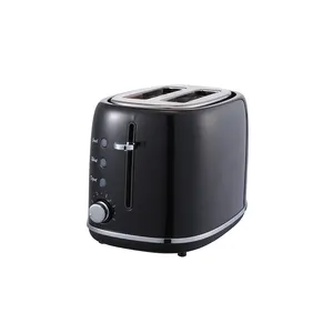 Stainless Steel Black 6 Browning Defrost Reheat Electric Toaster Maker