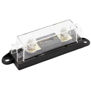 Porte-fusible ANL-2 pour voiture, compatible <span class=keywords><strong>12V</strong></span>, avec contacts en cuivre et couvercle transparent en plastique - Product Image 1