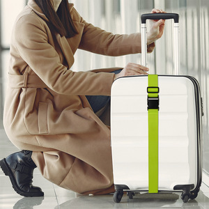 Adjustable Nylon Luggage Strap Buckle Solid Color User Friendly Bag Accessory Spring 2025 - Product Image 1
