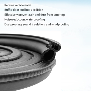 Gioăng cao su EPDM tự động, bán buôn, tùy chỉnh, dùng cho cửa kính ô tô, cửa tủ, gioăng composite EPDM chống thấm - Product Image 3