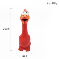 Bestseller Cartoon Quietschende Hühner Kauspielzeug für Hunde - Bestes Haustier-Spielzeug für Draußen in Beutelverpackung