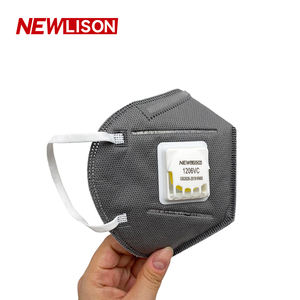 NEWLISON masker KN95 sekali pakai, Respirator kain non-tenun ramah lingkungan untuk Konstruksi Industri - Product Image 5