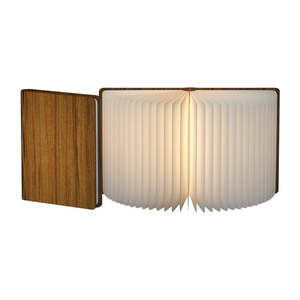 Đèn <span class=keywords><strong>LED</strong></span> Quà Tặng Sáng Tạo Giấy Gỗ Gấp Gọn Cài Đặt Từ Tính Đèn Sách <span class=keywords><strong>Mini</strong></span> Trang Trí Chiếu Sáng - Product Image 1