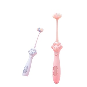 Cepillo de dientes para niños Sakura, cerdas suaves de 3 lados, 10000 cerdas de alta densidad para edades de 3 a 12 años, manual, rosa, azul - Product Image 5