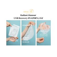 Cuidado de la Piel Coreano YoungMe Radiant Glamour, 6 Mascarillas Faciales Rejuvenecedoras, Antiarrugas, Antienvejecimiento, Hidratantes e Iluminadoras