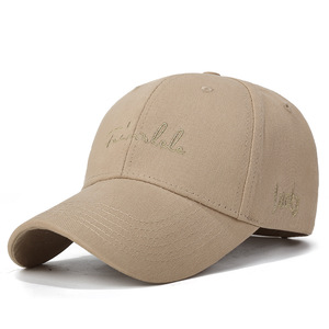 Casquettes de baseball extensibles avec breloques, vente directe, chapeaux et casquettes souples beiges, design haut de gamme, couleurs personnalisées, casquette de football et de course - Product Image 2