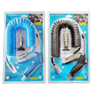 Pistolet de soufflage de poussière d'air robuste 4x6mm 5x8mm | Duster pneumatique de tuyau en TPU enroulé de 50cm pour le nettoyage de compresseur de qualité industrielle - Product Image 5