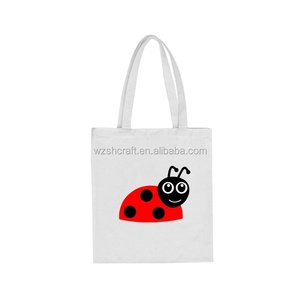 Bolsa de compras de lona de algodón reutilizable, reciclada, natural, personalizada con logotipo impreso, al por mayor. - Product Image 1