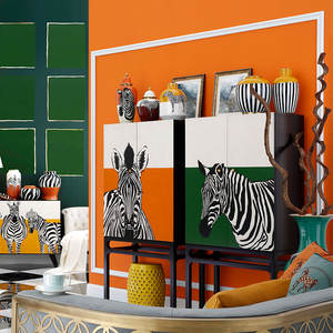 Armoire de buffet bon marché de conceptions modernes de luxe chinoises - Product Image 1