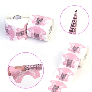 Gelsky forme di vendita calde per <span class=keywords><strong>unghie</strong></span> 500 pezzi di carta in alluminio Pvc olografico opaco acrilico forme per <span class=keywords><strong>unghie</strong></span> - Product Image 5