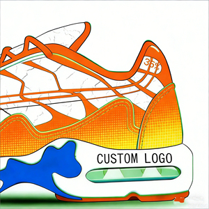 Baskets de course à lacets rayées <span class=keywords><strong>TN</strong></span> Plus de haute qualité avec coussin d'<span class=keywords><strong>air</strong></span> et empeigne en maille pour le basketball – Chaussures de sport confortables - Product Image 3