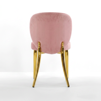 Chaises de mariage empilables en velours, modernes et luxueuses, pour table de mariés, banquets et réceptions d'hôtel