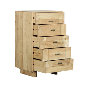 Cómoda Multifuncional de Madera de Mango Maciza con Espacio de Almacenamiento Adicional, Solución Moderna para Dormitorio con Diseño Elegante - Product Image 2