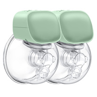Tire-lait électrique portable mains libres sans BPA en stock avec insert de flange pour l'allaitement maternel