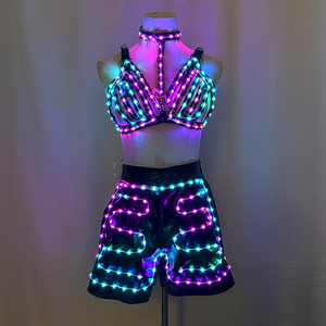Ropa Interior Brillante para Colgar en el Cuello, Sexy y Colorida, con Luces Intermitentes, para Mujer, para Fiestas, Discotecas, Festivales, Actuaciones, Accesorios Divertidos - Product Image 3