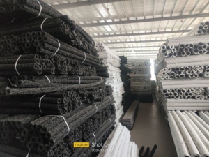 <span class=keywords><strong>Tuyau</strong></span> de <span class=keywords><strong>drainage</strong></span> d'eau de construction en PEHD vierge 3D, recouvert d'un tissu filtrant géotextile pour la conservation des sols - Product Image 6