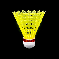 Volants de badminton en Nylon, 12 pièces par paquet, personnalisé, de grande qualité, mobilier sportif Stable et robuste, pour Gym, haut de gamme