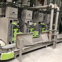 Machine d'emballage automatique à valve à ultrasons pour le remplissage et le pesage de ciment, mortier sec et poudre en sacs de 25 kg