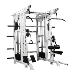 China Supply Smith Equipo de fitness comercial multifuncional Estante de entrenamiento multifunción - Product Image 2