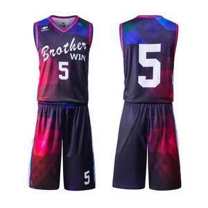 Best selling best cheap reversible sublimation basketball uniforms design - Product Image 1