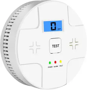 12-year Home 4.5V Battery Operated Carbon Monoxide Alarm And Smoke Alarm Detector