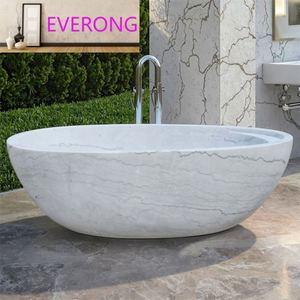 Baignoire autoportante en marbre gris et blanc, prix d'usine <span class=keywords><strong>moins</strong></span> <span class=keywords><strong>cher</strong></span> - Product Image 2