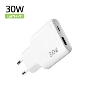 Portable Compact Slim Light-Weight Pocket Card-Sized PD 30W Fast Charger QC3 Multi-Port <b>USB</b>-<b>C</b> <b>Plug</b> for Sumsung - Product Image 1
