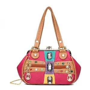 Diomo — sacs à Main Vintage en cuir à paillettes, sacs de luxe pour femmes, sacs de styliste de bonne qualité, 2022
