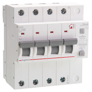Disjoncteur différentiel <span class=keywords><strong>Legrand</strong></span> série RXDR 30mA avec protection contre les surcharges et les fuites à la terre pour circuits électriques - Product Image 5