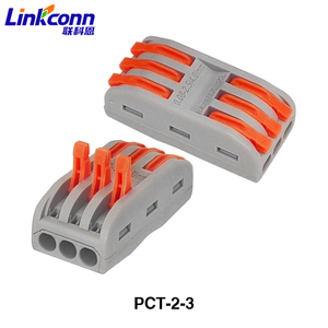 Quick connect terminal block Brass conductor <b>wire</b> connector Painless lever plug-in Electrical conductor connector APCT-2-2 - Product Image 4