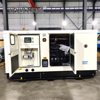 Groupe électrogène diesel silencieux Ricardo 100 kVA, 1500 tr/min, 50 Hz/60 Hz, triphasé quatre fils, ATS, insonorisé, exportation mondiale