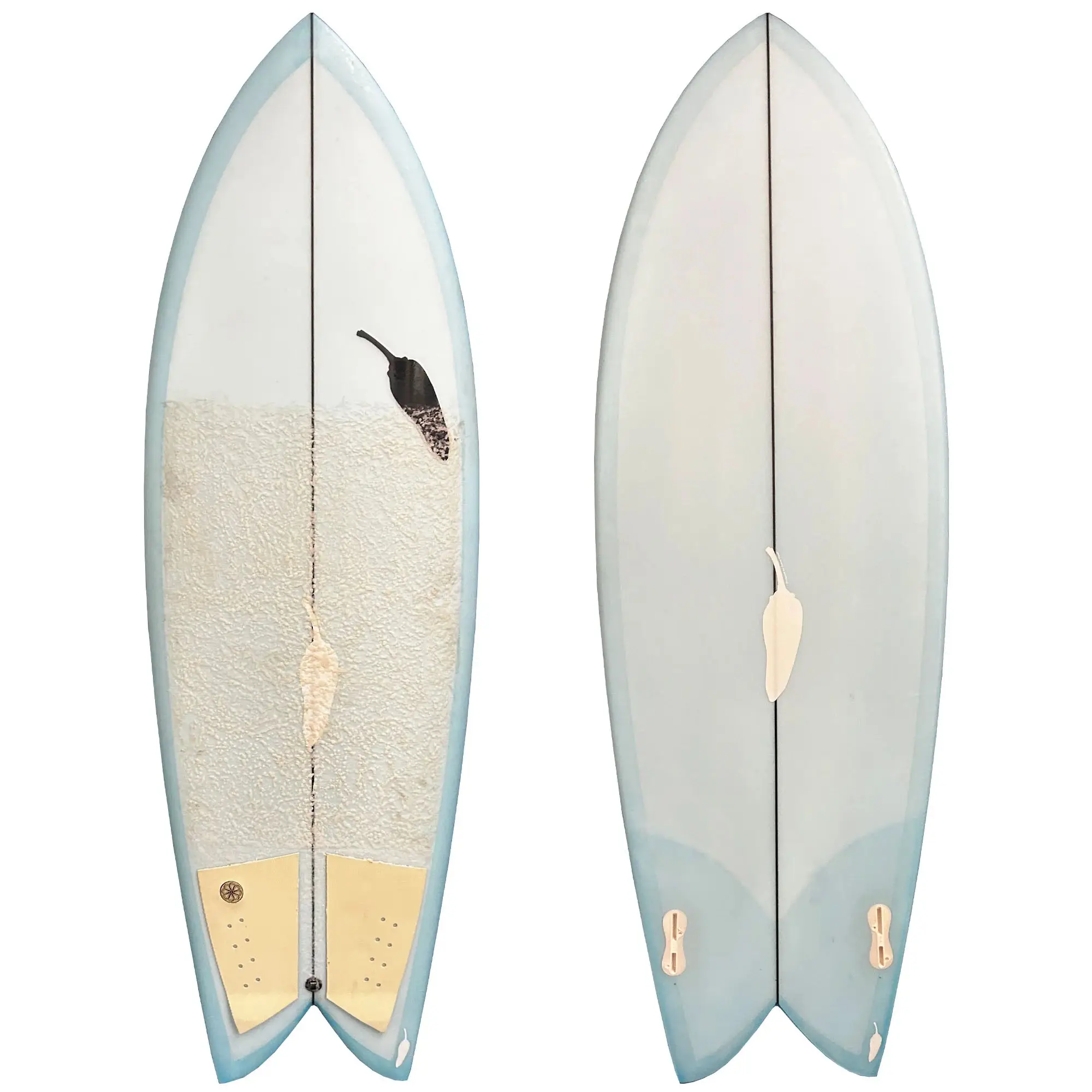 Uso del surf pesce Mini coda Exopy tavola da surf pinna professionale personale onda personalizzata surf Longboard